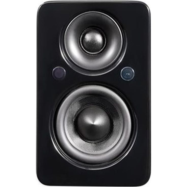JAMO mini MKII (Pair), Aktives 2-Wege-Bassreflex-Regallautsprecher-Paar mit Bluetooth 5.3, HDMI TV ARC, USB-Audio, Schwarz