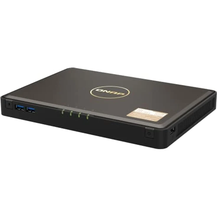 QNAP TBS-464 NAS Desktop Eingebauter Ethernet-Anschluss Schwarz (TBS-464-8G) – Bild 4