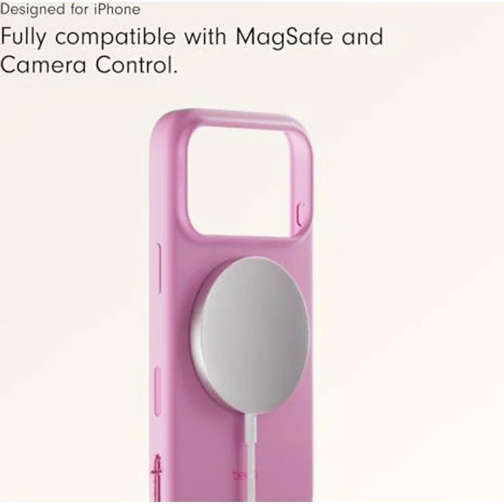 Beats iPhone 17 Pro Kickstand Case mit MagSafe, integrierter Trageschlaufe und Mikrofaser-Innenfutter – Kieselrosa – Bild 5
