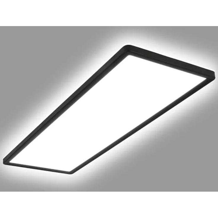 LEDKIA LIGHTING LED-Deckenleuchte 24W Rechteckig CCT 580x200 mm Doppelseitig SwitchCCT Schwarz für Wohnzimmer, Küche, Schlafzimmer – Bild 1
