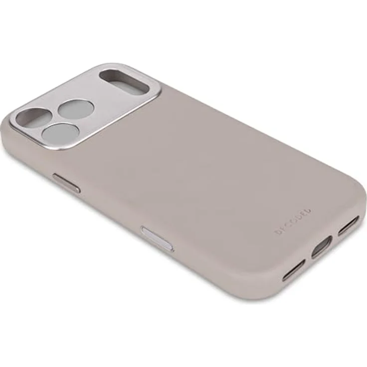 Decoded Lederhülle für iPhone 17 Pro, Premium ECCO Leder, MagSafe Kompatibel, Vollständiger Kameraschutz, Beige – Bild 4