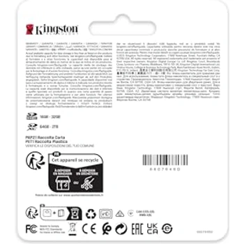 Card de memorie Kingston Canvas React Plus, 512 GB, UHS-II, 280R/150W, U3, pentru Full HD/4K