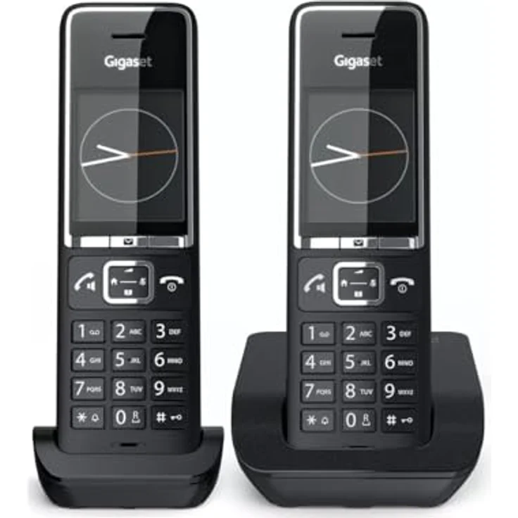 Gigaset COMFORT 550 Duo - Schnurloses Freisprechtelefon mit elegantem Design für Büros, schwarz – Bild 3
