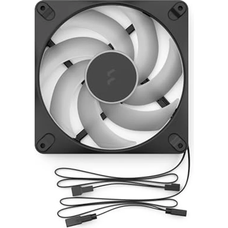 Fractal Design Dynamic 3 14 PWM RGB Black, Gehäuselüfter 140mm mit 76.3 CFM Luftstrom, 3er Pack – Bild 8