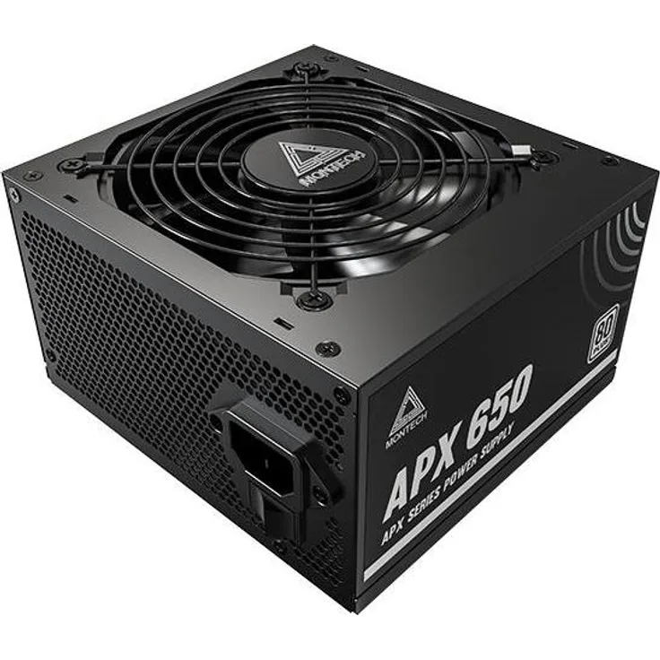 Montech APX650, ATX Netzteil 650W mit flüsterleisem 120-mm-Hydrauliklagerlüfter und DC-to-DC-Design, weiß