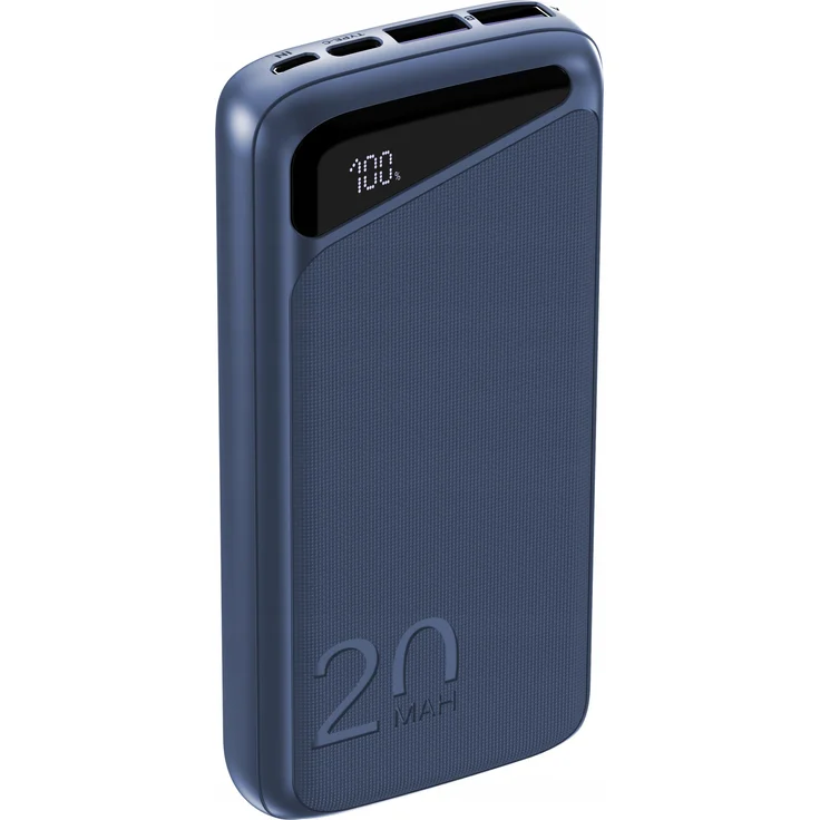 Navitel PWR20 MX BLUE, 20000 mAh Powerbank mit Power Delivery und Quick Charge 3.0, 22,5 W, Blau