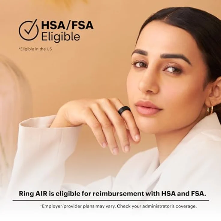 ULTRAHUMAN Ring AIR - Smart Ring mit Schlafverfolgung, Workouts, Herzfrequenz - Bis zu 6 Tage Akkulaufzeit (Größe 12) – Bild 5