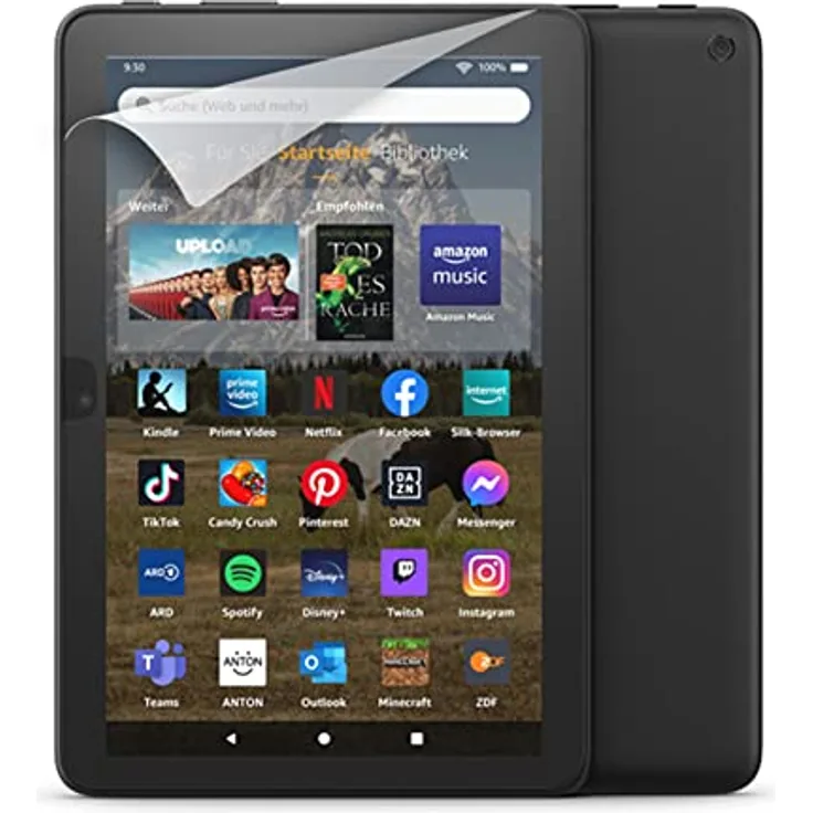 Der neue blendfreie Displayschutz von NuPro (Doppelpack), für das Fire HD 8-Tablet und das Fire HD 8 Plus-Tablet (2022)