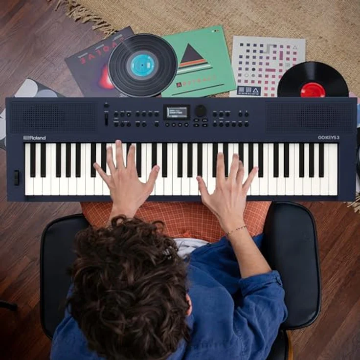 Roland GO:Keys 3, Musik Creation Keyboard in Midnight Blue mit 61 Tasten, ZEN-Core Soundengine und Bluetooth 5.0, inkl. Keyboardständer – Bild 5