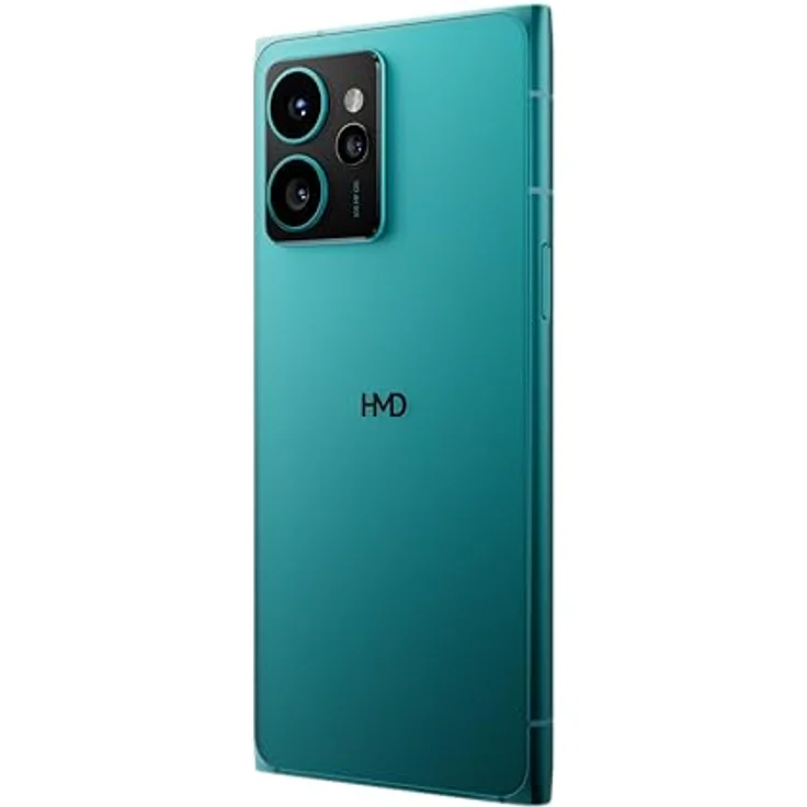 HMD Skyline Smartphone Blue Topaz, 8GB RAM/256GB Speicher, 4600 mAh Akku, 6,55“ pOLED Display, 50 MP Selfie + 108MP Hauptkamera, Android 14, 5G, IP54 Zertifiziert, Quick Fix Design – Bild 4