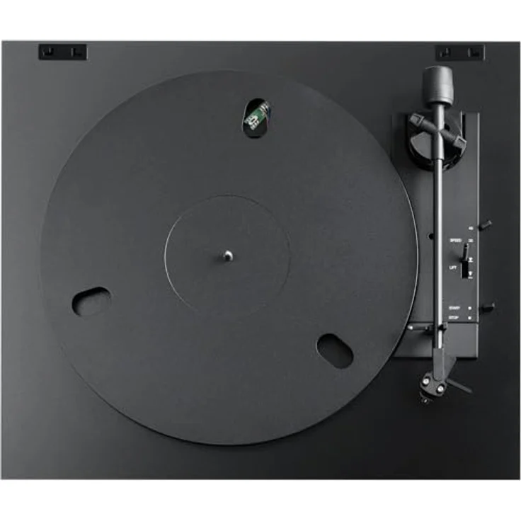 Pro-Ject Automat A1.2, Vollautomatischer Plattenspieler mit Riemenantrieb, Schwarz, integrierter Phono-Vorverstärker, präzises Start-/Stopp-System, resonanzgedämpfter Holzkorpus – Bild 5