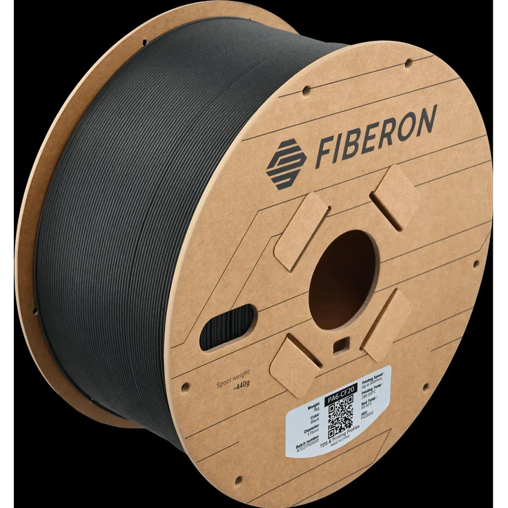 Polymaker PA6-CF20 1,75mm 3D Filament, Kohlefaserverstärkt, Schwarz, 3kg