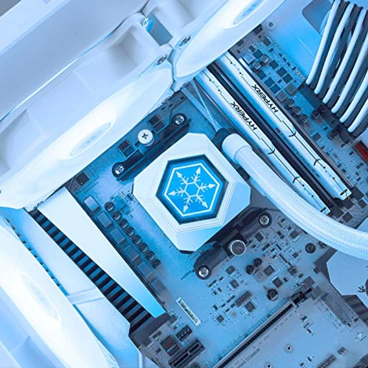 SilverStone Technology PF360W-ARGB, Weiß, LGA1700, AM4, 360mm, Premium All-In-One Flüssigkeitskühler mit ARGB-Beleuchtung, SST-PF360W-ARGB-V2 – Bild 2