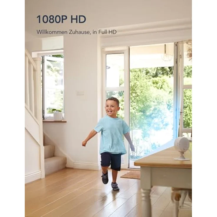 GNCC 2 Pack Überwachungskamera Innen, 1080P Full HD mit 10M Nachtsicht, 2.4G WLAN, Zwei-Wege-Audio und Bewegungs-/Tonerkennung – Bild 3