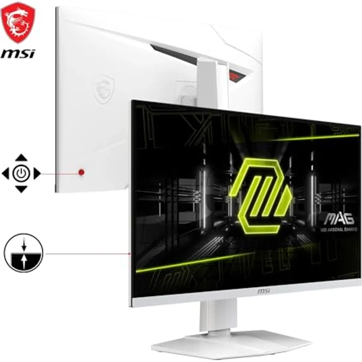 MSI MAG 274URFWDE 27 Zoll UHD Gaming Monitor - Rapid IPS Panel, 160 Hz/0,5ms (GtG), 133% sRGB, VESA DisplayHDR 400 - DisplayPort 1.4a, HDMI, USB Typ-C – Bild 3