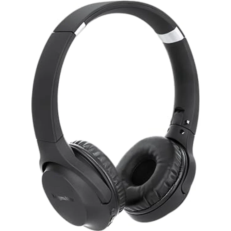 Krüger&Matz Wave 2, Drahtlose Kopfhörer mit integriertem Mikrofon, Steuerknöpfen und Micro-SD-Kartenslot, KM0629, schwarz – Bild 2
