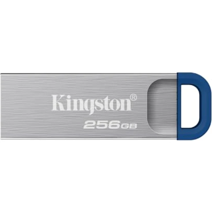 Kingston DataTraveler Kyson G2, 256GB USB 3.2 Gen 1 USB-Stick mit bis zu 220MB/s Lesegeschwindigkeit, grau – Bild 1