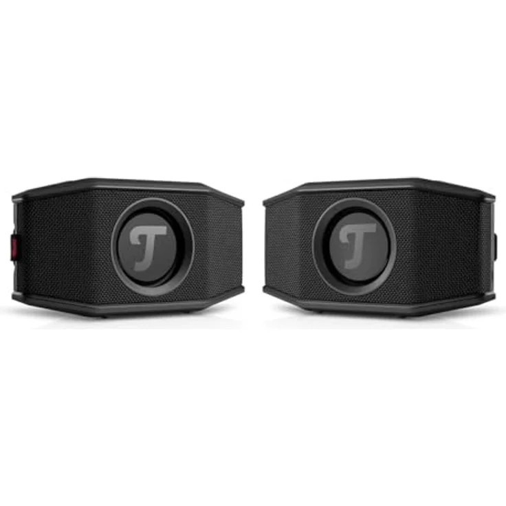 Teufel ROCKSTER GO 2 Stereo-Set Schwarz – Mobiler Bluetooth-Lautsprecher, 15h Akku, IPX7 wasserdicht, Dual Pairing, MP3-Player, Mikrofon – Bild 1