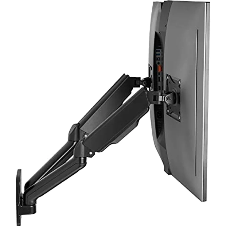 LogiLink BP0146 - Monitorwandhalterung 2-Fach, 17–32", Gasdruckfeder, 90–540 mm, Schwarz – Bild 5