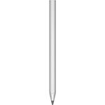 HP wiederaufladbarer USI Stift (aufladbar über USB-C, 2 Ersatz-Stiftspitzen, lange Akkulaufzeit, magnetisch) silber