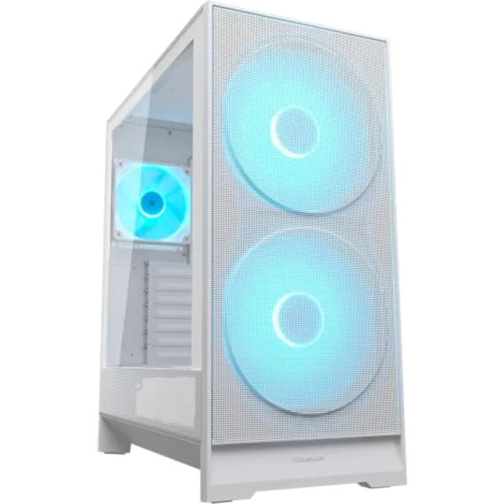 Cougar Gehäuse Midi-Tower Airface 180, ARGB, Weiss, für Mini-ITX, mATX, ATX, mit Seitenfenster und Anti-Staubfilter