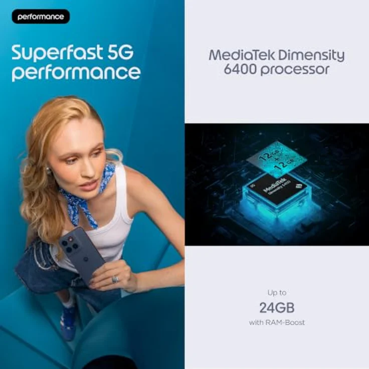 Motorola moto g87 256GB Grau, 5G Smartphone mit 200MP Ultra-Kamera und 6,78 Zoll AMOLED-Display – Bild 6