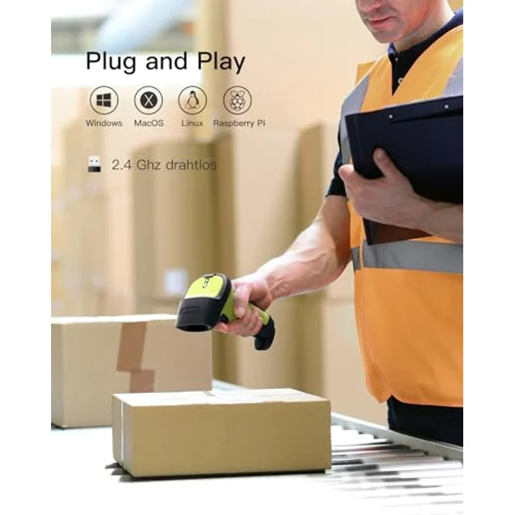Inateck Barcode scanner Wireless GHz – Bild 8