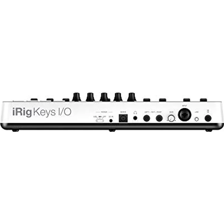 IK Multimedia iRig Keys I-O MIDI 25 - MIDI-Tastatur, tragbare Klaviertastatur, für Mac, iPhone und iPad, 25 Tasten, 8 Pads, Musikproduktionsstation, Software und Anwendungen - Preisvergleich – Bild 2