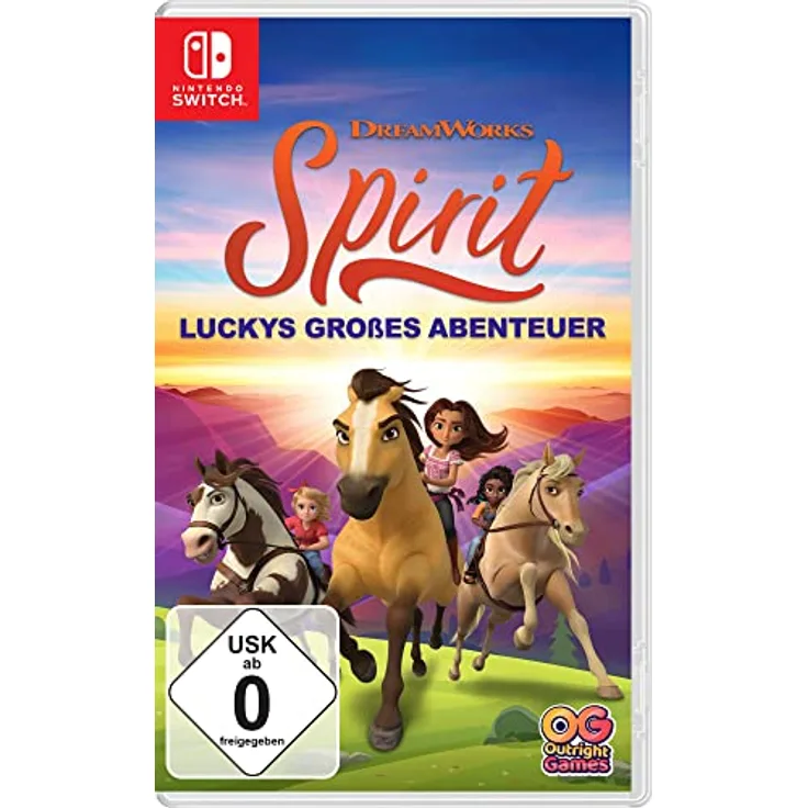 Outright Games Spirit: Luckys großes Abenteuer, Nintendo Switch Action-Adventure mit 5 Regionen und mehrsprachiger Sprachausgabe