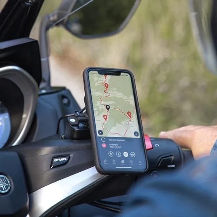 Sp Connect Brake Mount, Smartphone Halterung zur sicheren Befestigung am Bremsflüssigkeitsbehälter, Schwarz – Bild 6