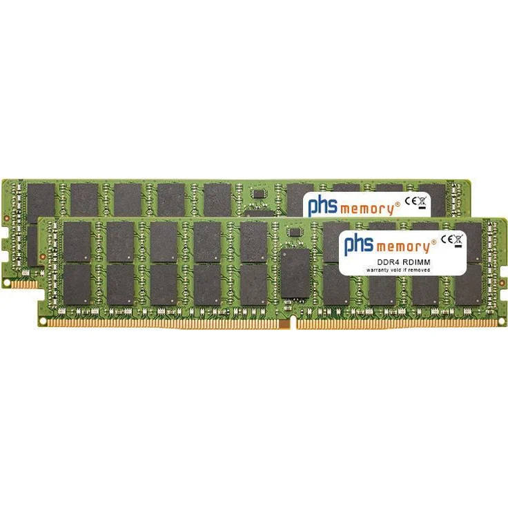 PHS-memory 64GB (2x32GB) Kit RAM Speicher, DDR4 RDIMM 2933MHz kompatibel mit Apple MacPro 24-Core 2,7GHz (2019)