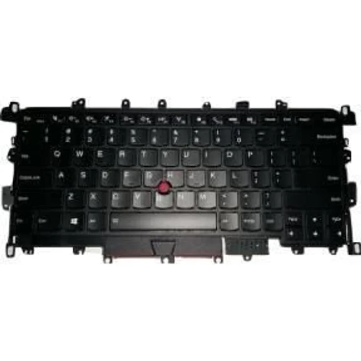 Lenovo 00JT873, Tastatur für ThinkPad-Serie mit hinterleuchteten Tasten, QWERTZ-Layout und integriertem Trackpoint