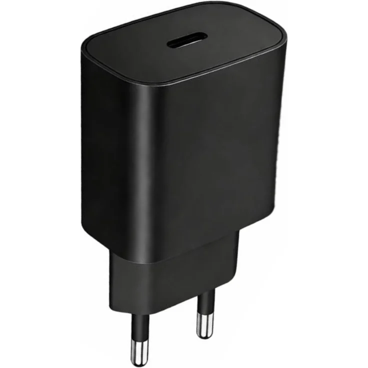 MobileKing Schnell Ladegerät 25W USB-C Power Adapter, schwarzes Super Charger mit PD 3.0 und PPS