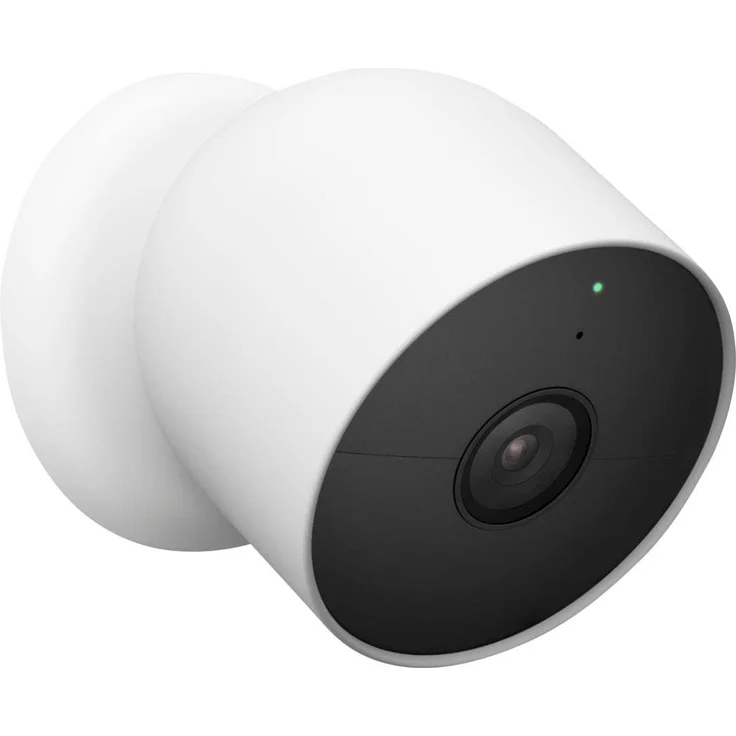 Google Nest Cam (1920 x 1080 Pixels), Netzwerkkamera, Schwarz, Weiss