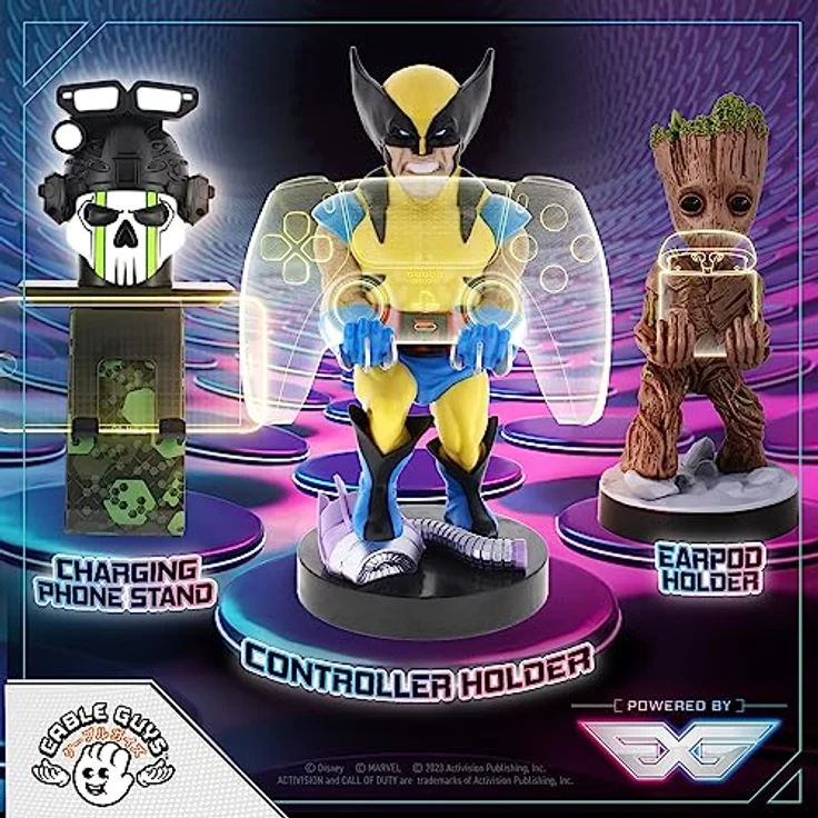 Cable Guys Wolverine, Handy- und Controller-Ständer, 21 cm groß, offiziell lizenziert von Marvel – Bild 7