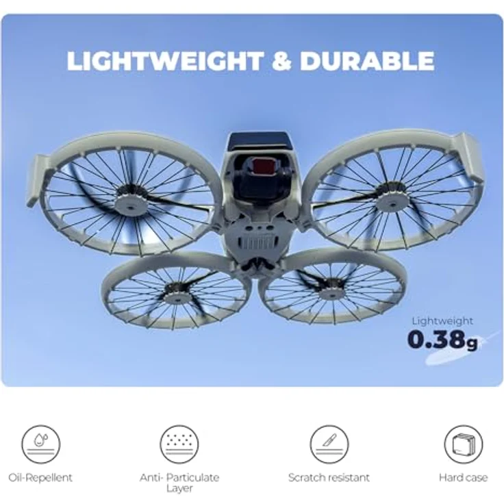 FREEWELL Bright Day Filter Kit für DJI Flip Drone – ND8/PL, ND16/PL, ND32/PL, ND64/PL, ND1000, UV zur Lichtsteuerung und Blendreduktion – Bild 2