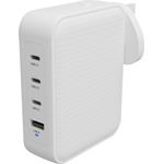 Targus HyperJuice 145W GaN Charger, USB-Ladegerät mit 4 Anschlüssen, Schnellladen, Schwarz