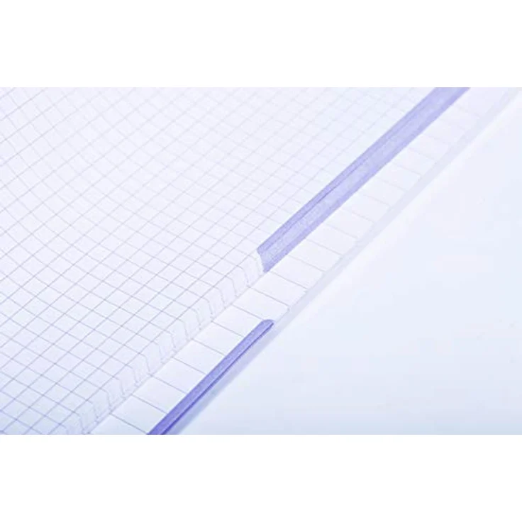 CLAIREFONTAINE Notizblock Collegeblock Duobook A4+, 80 Blatt, 90g/qm, kariert/liniert, blau/rot – Bild 5