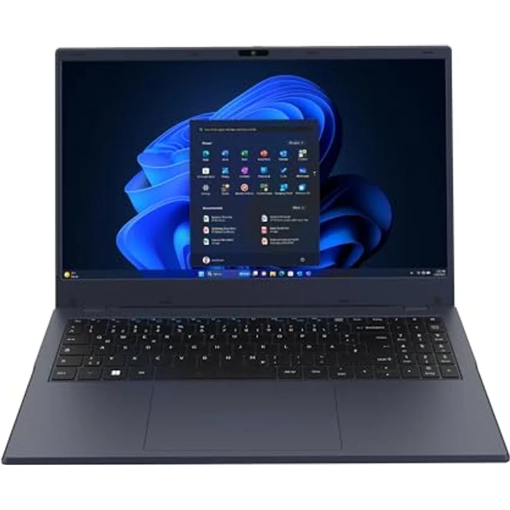 VALE V15A-N100A-16512D Notebook | 15,6" Full-HD IPS | Intel® N100 Prozessor | 16 GB RAM | 512 GB SSD | Windows 11 Pro, leicht und dünn, silber – Bild 1