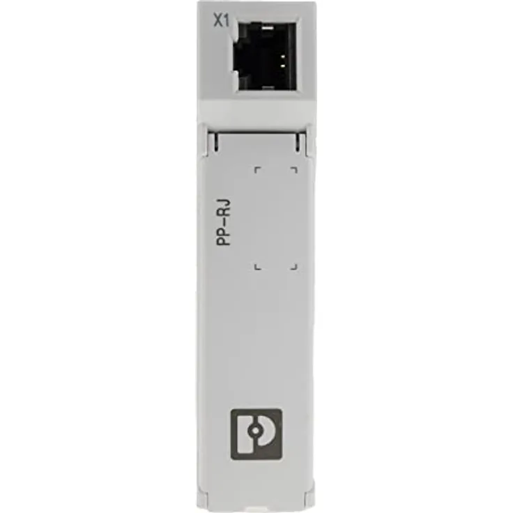 PHOENIX CONTACT PP-RJ-SC Patch-Panel, Grau, RJ45-Buchse auf Schraubklemmen, 10/100/1000 MBit/s, Tragschienenadapter, IP20, schirmkontaktierung mit Zugentlastung, erweiterter Temperaturbereich -40 °C bis +75 °C