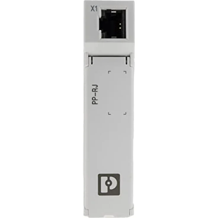PHOENIX CONTACT PP-RJ-SC Patch-Panel, Grau, RJ45-Buchse auf Schraubklemmen, 10/100/1000 MBit/s, Tragschienenadapter, IP20, schirmkontaktierung mit Zugentlastung, erweiterter Temperaturbereich -40 °C bis +75 °C – Bild 1