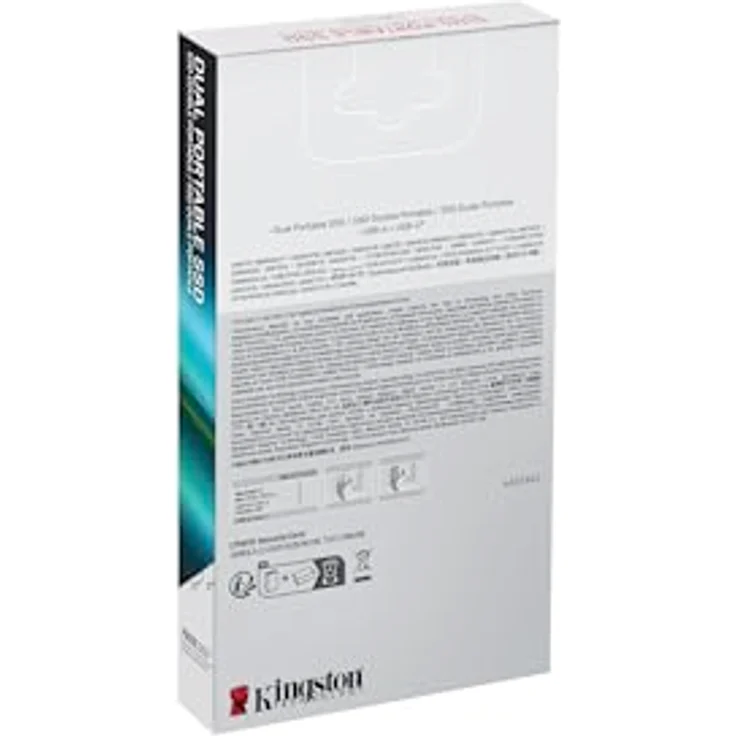 Kingston Tragbare duale SSD SPSD/2TB, 2TB Speicher mit USB-A/C, bis zu 1050MB/s, kompaktes Metallgehäuse – Bild 5