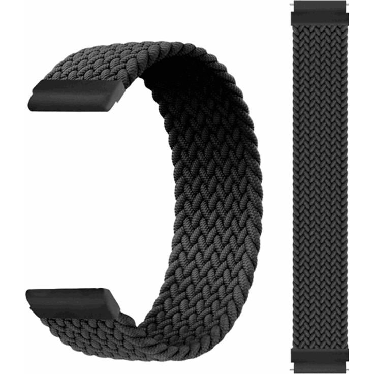 Xplora X6Play Elastic Strap, Elastisches Armband aus Stoff für Kinder mit Maß für 90-146mm, Schwarz