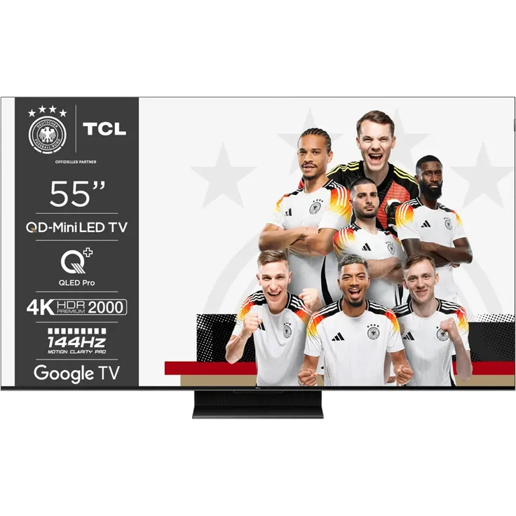 TCL 55MQLED85 QLED TV - 55" 4K Ultra HD, UHD AI SR, HLG, AiPQ Pro, Game Master Pro – Bild 1