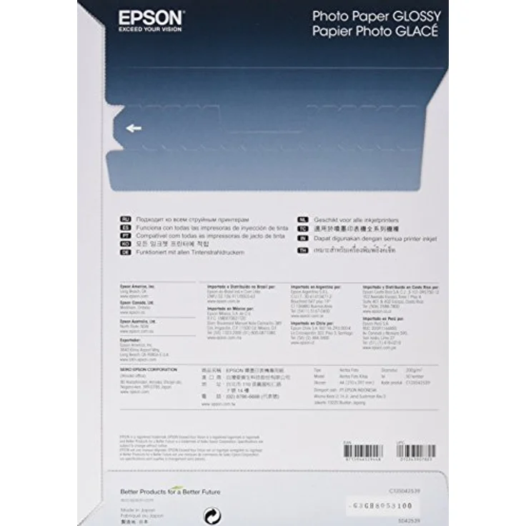 Epson - Fotopapier, glänzend - A4 (210 x 297 mm) - 200 g/m2 - 50 Blatt (C13S042539) - Preisvergleich – Bild 2
