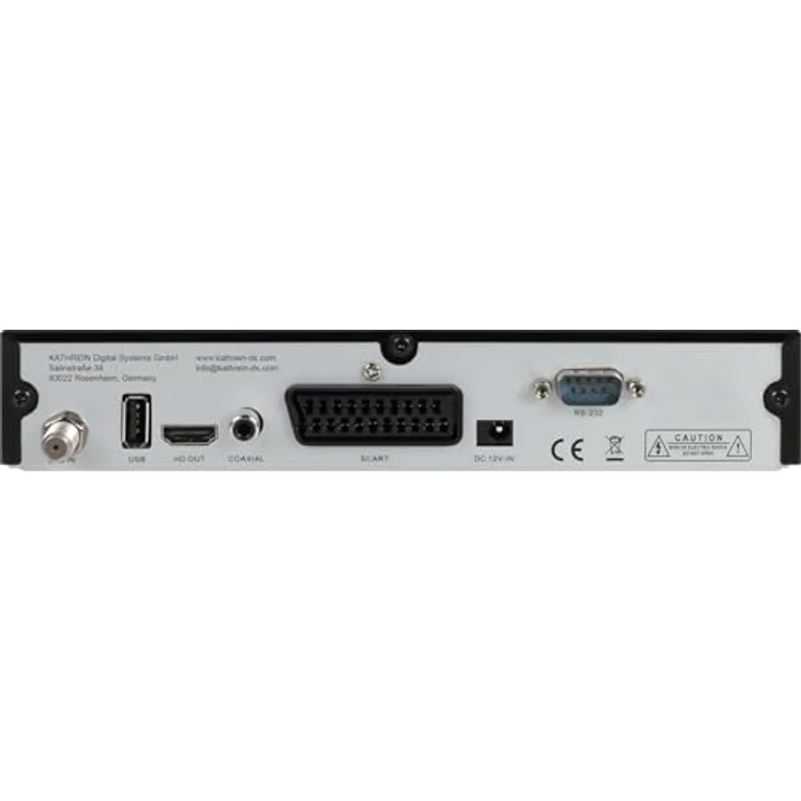 KATHREIN UFS 400, HD Sat-Receiver mit PVR, HDMI und SCART, Schwarz – Bild 2