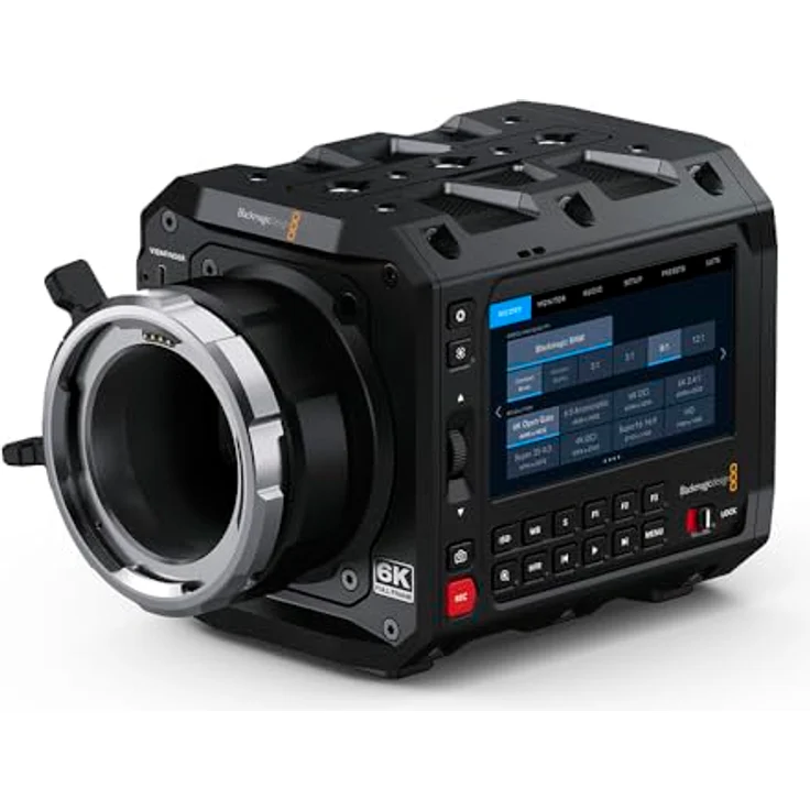 Blackmagic Design PYXIS 6K PL Handkamerarekorder, 6K Ultra HD, schwarz, Wechselobjektiv, 10,2 cm LCD Touchscreen, HDR, 120 fps – Bild 2