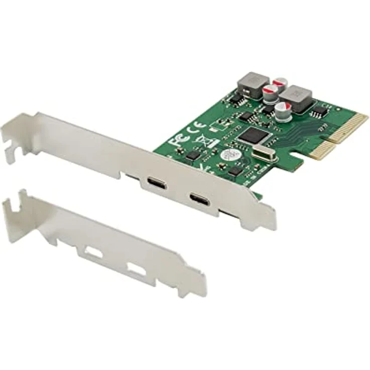 Conceptronic 2-Port USB 3.2 GEN 2 Type-C PCIE – Bild 1