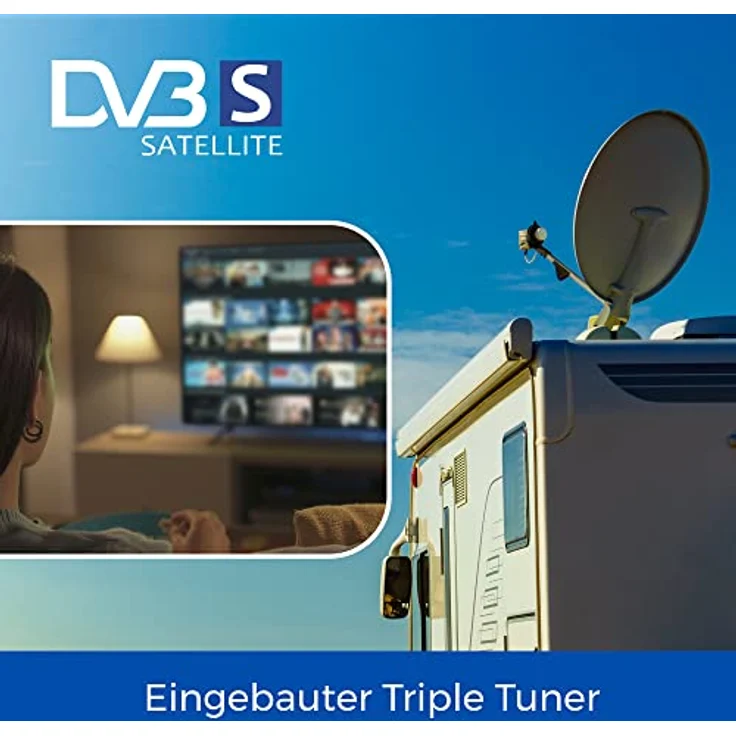 Cello 32 Zoll Smart Camping Reise TV 12-Volt TV Triple Tuner Bluetooth. Disney+ Netflix, Apple TV+ Prime Video Paramount+ Caravans HGVS Boote Modell 2023 – Bild 5