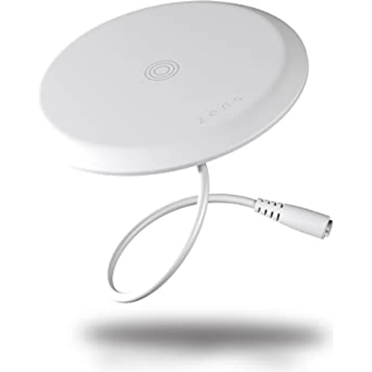 Zens Built-In Wireless Charger, kabelloses Ladegerät (15 W) für iPhone, AirPods, Android & Qi-kompatible Geräte, inkl. 20-W-Netzadapter und 2 m langem Kabel, Weiß – Bild 1